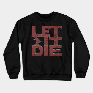 LET IT DIE LOGO 3-D (Red) Crewneck Sweatshirt